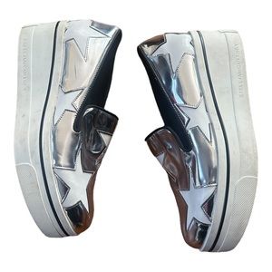 Stella McCartney star wedge platform sneakers 35